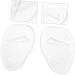 FOMIYES Silicone Forefoot Pads for Kids & Women - Clear High Heel Cushions Foot Protectors Thicken PU Massage Gel - 6 Pairs - Buy Online on GoSupps.com