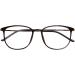 Koosufa Classic Retro Glasses Frames for Men & Women - Ultra Light Thin Panto Nerd Glasses with Case - Stylish TR90 Black Frames - Buy Online on GoSupps.com