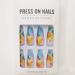 24 Pcs Sunflower Almond Press on Nails | Medium Fake Oval Acrylic False Nails for Women/Girl | Summer Stick on Glue Nails - Buy Online on GoSupps.com