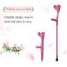 1 Pair 2 Units Crutches Adults Medical Forearm Crutches Folding Walking Sticks Adjustable Crutches for Adults and Children with Heights 140-190cm decorate Lucky Star Selfless dedication Black - Buy Online on GoSupps.com