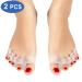 Haofy Silicone Gel Toe Spreader for Hallux Valgus & Hammer Toes Soft Separator for Claw Toes & Overlapping Toes - 1 Pair - Buy Online on GoSupps.com