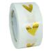 500 Pcs Heart Stickers Gold Foiled Heart Envelope Seals Stickers - 1 inch Valentine's Day Heart Stickers for Wedding Favors Bridal Shower Baby Shower Birthday Invitations Gift Packaging