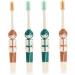 Housoutil 12 Pcs Children's Manual Toothbrush Set - Travel-Friendly Oral Care for Kids with Rubber Protection Accessories - Buy Online on GoSupps.com