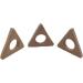 Wendysun 10pcs Cartoon Wood Teether - Natural Animal Shape Baby Teething Toy - Buy Online on GoSupps.com