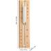 Sauna Hourglass - 15 Minute Sand Timer for Sauna Rooms & Offices | Wooden Timer with 5 & 10 Minute Scale - Buy Online on GoSupps.com