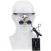 ORILAO 3.5X-420mm Binocular Loupes with LED Headlamp in Black - Surgical Grade Magnifier Loupe - Buy Online on GoSupps.com