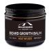 Mountaineer Brand All Natural Biotin Beard Growth Balm | Made in USA | Beard Conditoner and Softner | Moisturize and Hydate | 2 oz