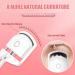 BYVUTE Heated Electric Eyelash Curler with Silicone Pads - Rechargeable Long Lasting Curler with Two Temperature Settings - Includes Pouch (White) - Buy Online on GoSupps.com