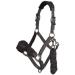 LeMieux Vogue Fleece Headcollar & Leadrope Halter - Cob Black/Grey | International Shipping Available - Buy Online on GoSupps.com