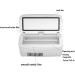 15H Portable Insulin Cooler 2-8 Intelligent Constant Temperature Mini Drug Refrigerator USB Charge LED Display Drug Reefer Travel Case with Bag - Buy Online on GoSupps.com