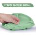 Vicloon Baby Suction Plate Set | Non-Slip Silicone Weaning Plates for Toddlers | Divided Dishes for Self-Feeding | Fits Most Highchairs Trays | 3Pcs (Green/Pink/Blue) - Buy Online on GoSupps.com