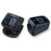 Beurer BC 54 wrist blood pressure measuring device & PO 45 pulseximeter measurement of oxygen saturation (SPO2) heart rate (pulse) and perfusion index (PI) painless application color display 2 x 60 storage places bundle with PO 45 pulse oximeter