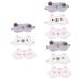 Beaupretty 9 Pcs Plush Eye Mask Headband Eyemask Faux Eye Patch Silk Hair Scrunchies Sleep Mask Eye Shade Cover Sleeping Eyeshade Night Blindfolds Blackout Eye Cotton Eye Shadow Girl at Night