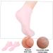Beavorty 2 Pairs Sock Booties Lotion Spa Moisturizing Cotton Titanium Ear Pick Beauty Care Exfoliating Skin Protect Soles Sebs Sole Pads Foot Gel Sucker Short Boots Women's High Heels Pink - Buy Online on GoSupps.com