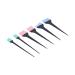 6pcs Silicone Hair Dye Brush Set Home Barber Shop Hair Coloring Salon Dye Tools