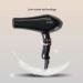 Professional Salon Ionic Blow Dryer 2200W Hair Dryer with Nozzle Powerful Hairdryer Fast Drying Blow Hair-Dryer AC Motor 2 Speed and 3 Heat Long Cable Light Quiet for Home and Salon Women Men Black - Buy Online on GoSupps.com