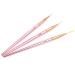 FRCOLOR 3-Piece Set Nail Brush Manicure Tools Paint Brush for Nail Drawing Nail Tools Painting Pen Nail Art Tools Nail Art Pen Painted Pen Pull Cover Bar