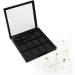FOYTOKI 4 Pcs 12 Empty Eyeshadow Palette Empty Eyeshadow Dish Depotting Makeup Containers DIY Empty Black - Buy Online on GoSupps.com