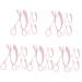 15 sets trimmer for eyebrows with crescent razor for women eyebrow scissors eyebrow scissors eyebrow trimmer kit adjust man stainless steel eyelash 12.8x5cmx5pcs rosax5st