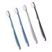 Tovinanna 4 pieces of soft toothbrush for adults portable toothbrushes shoe cleaning set tooth hygiene oral hygiene dental care tools for home handbook cleaning brush pp