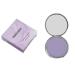 Jelly Pressed Powder 3 Colors Lightweight Oil Control Pressed Powder Flawless Matte Long Lasting Finishing Waterproof Face Makeup Setting Powder (03 Purple) B03 Purple