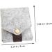 Shop Minkissy 2 Pcs Lipstick Bag & Mini Wallet | Lip Balm Holder & Organizer - Light Grey - Buy Online on GoSupps.com