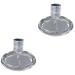 Alipis metal stands 2 sets dishes Metal storage Massage accessories household Moxibusion Collector user user safe burning tablet stand for ash stitches with metal bracket 10x10cmx2pcs silverx2st