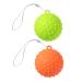 HomsfoU 2st Handball Massage ball roller handle Strainer Massage balls Stress balls for adults.