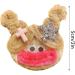 hgnxa Creative Sausage Mouth Girl Shape Hairpin for Girls Carnival Taking Photo Hair Clip Aesthetics Plush Hair Accessories Girl with round face - Buy Online on GoSupps.com