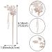 Vintage Rhinestone Pearl Flower Hair Chopsticks - 2 Pcs Chinese Hairpins for Stylish Updos & Hair Accessories - Buy Online on GoSupps.com