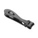 Nail Clipper Stainless Steel Cutter Trimmer Non-Slip Handle Cutting Edge for Professional and Personal Use Fine Workmanship Mini Size and Lightweight Convenient (Black)