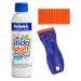 De Solv It Sticky Stuff Remover Liquid- 250ml with 10 Plastic Razor Blade Scraper for Cleaning Labels Sticker Remover Adhesive Glass