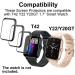 Smaate 3D Screen Protector for T42 Y22 Y20GT Smartwatch - 3-Pack Anti-Shatter Film Compatible with ANDFZ, Smaiit, WZWNEER, BANLVS, DXPICR - Curved Edge Frame for Extra Protection - Buy Online on GoSupps.com