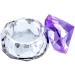 Brushes Nail Art Dappen Dish Crystal Glass Liquid Powder Cup Clear Diamond Manicure Bowl with Lid - Buy Online on GoSupps.com
