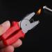 2(Pcs) Red Black Metal Cool Lighter Jet Torch Flame Windproof Adjustable Refillable Butane Lighters Kitchen Outdoors BBQ Candles (No Gas) - Buy Online on GoSupps.com