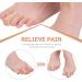 Healvian Toe Spacers & Tubes Sleeves 2Pcs - Elastic Fabric Lined Cushion Pad Protectors for Blisters & Calluses - Blister Bandaids 20X2.5CM - Buy Online on GoSupps.com