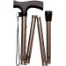 Adjustable Folding Walking Stick Aluminium Alloy Crutches L-Shap Ergonomic Design Cane Non-Slip Base 830-930 Mm Family - Buy Online on GoSupps.com