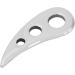 Verdant Touch Gua Sha Plate | Stainless Steel Scraping Massage Tool | Pain Relief & Therapy | 15cm - Buy Online on GoSupps.com