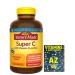 Nature Made Super C with (Vitamin D3 and Zinc) 200 Tablets One per Day Tablet+ Better Guide Vitamins Supplements Book Printed