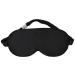 Sleep Mask Silk Eye Mask for Sleeping Women/Men/Girls 19 Momme Both Sides 100% Pure Mulberry Silk Blackout Anti-Allergy Blindfold with Elastic Strap for Night Travel Nap Meditation (Black)