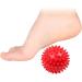 NUZAMAS 2pcs Massage Balls - Trigger Point Foot Massager Spiked Roller for Sore Muscles | Pressure Point Relief Tool - Red - Buy Online on GoSupps.com