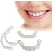 2 Pairs of Fake Teeth Veneers for Men and Women - Cosmetic Tooth Repair Kit - Buy Online on GoSupps.com