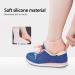3 Pairs Silicone Gel Heel Cups - Soft Cushion Sleeves for Cracked Heel Repair & Pain Relief from Plantar Fasciitis - Buy Online on GoSupps.com