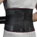 Back Brace for Men & Women Lower Back Pain Relief Adjustable Back Support Belt for Work Heavy Lifting Herniated Disc Sciatica. (Large Black) Large Black