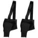 SEWOART 1 Pair Hallux Valgus Sleeve Hammer Toe Straightener Foot Protectors for Feet Hand Cuff Holders for Belt Bunion Straightener Bunion Guards Toe Correctors Hallux Valgus Correctors Black 10x7.2cm