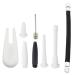 PZRT Ball Plug Replacement Kit Inflatable Suit Combination with Needle, Nozzle, Extension Hose, Exercise Ball Air Stopper Plug Pin for Basketball Football Volleyball Rubber Boat