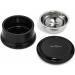Edwin Jagger RNL06 Black Beard Soap Dish with Lid & Stainless Steel Inner Lining - Premium Grooming Accessory | International Shipping Available - Buy Online on GoSupps.com
