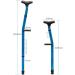 Adjustable Folding Metal Walking Cane Elbow Crutches Ergonomic Underarm Fracture Height Anti-Slip Disabled Stick Arm Single-Turn Thickened Hard Aluminum Alloy Increased Anti-Slip Innovate - Buy Online on GoSupps.com