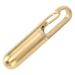 Pill Box Stainless Steel Vitamin Holder with Keychain Waterproof Small Medicine Organizer for Outdoor Travel Camping