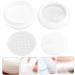 FOMIYES 1 Set Box Loose Powder Box Empty Loose Powder Container Cosmetic Powder Puff Face Powder Cushion Loose Powder Container with Powder Puff Travel Abs Makeup Pad White Portable 6.2x6.2cm White - Buy Online on GoSupps.com